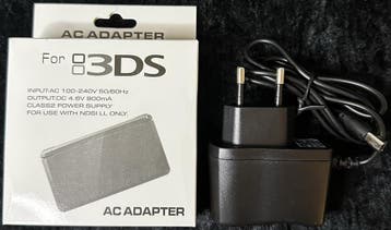 Oplader voor Nintendo 3DS Nieuw, Verzenden, Nieuw