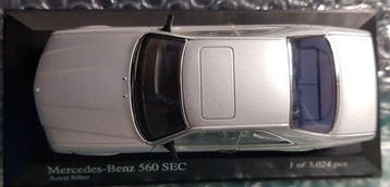 Minichamps 1:43 - Voiture miniature - Mercedes-Benz 560 SEC
