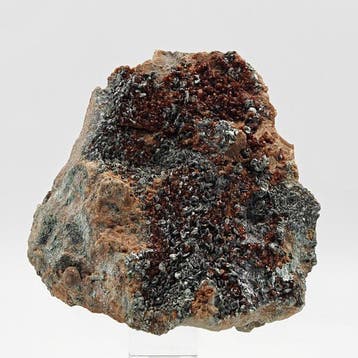 ALPINO, HESSONITE, Granaat ROOD met CLINOCHLORE, Italië, Verzamelen