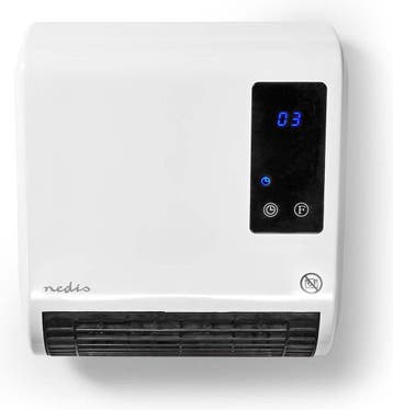 Nedis Badkamer verwarming - 2000 W - Instelbare thermostaat, Verzenden, Nieuw
