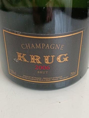 2006 Krug - Champagne Brut - 1 Fles (0,75 liter), Nieuw