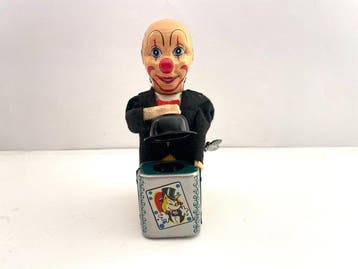Toy Nomura - Blikken speelgoed - Clown Magician - 1950-1960, Antiek en Kunst