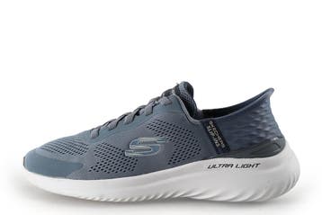 Skechers Instappers in maat 41 Blauw, Overige typen, Zo goed als nieuw, Skechers, Verzenden