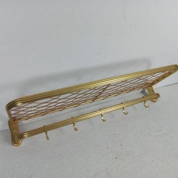 Kapstok - vintage treinkapstok - Geanodiseerd aluminium -, Antiek en Kunst