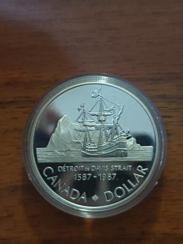 Canada. Elizabeth II. 1 Dollar 1987 (Zonder minimumprijs)