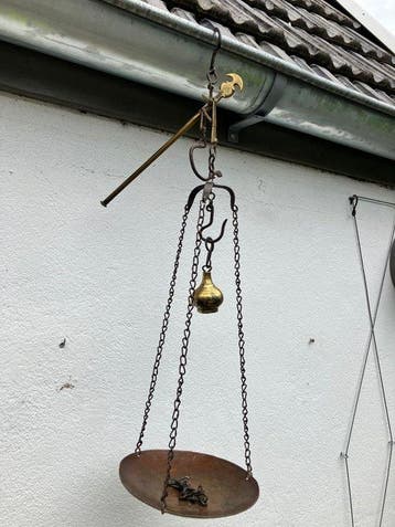Balans of weegschaal - Messing, Gietijzer - Antieke Unster