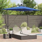 vidaXL Parasol Azurblauw 294 x 200 x 270 cm Polyester en, Tuin en Terras, Verzenden, Nieuw