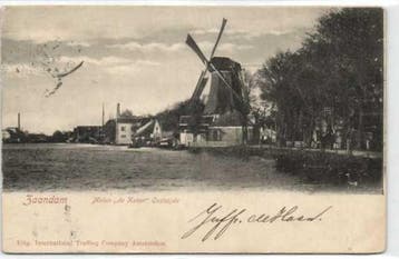 Nederland - Molens Nederland met zeer oude kaarten -, Gelopen