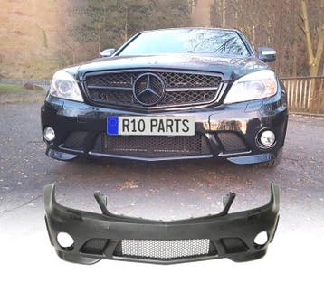 PARE CHOCS FRONTAL MERCEDES W204 07-11 LOOK AMG SRA, Verzenden, Neuf