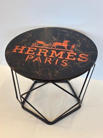 Rob VanMore - Tea-time by Hermes - ø50cm, Antiek en Kunst