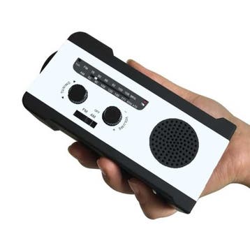 2000mAh Radio Powerbank op Zonne-energie met Dynamo -, Telecommunicatie, Verzenden, Nieuw, Stuff Certified®