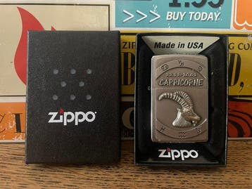 Zippo - ZIPPO RELIEF CAPRICORNE - NEUF - Zonder minimumprijs, Nieuw