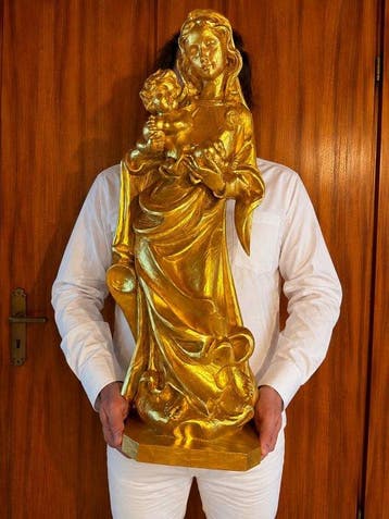 sculptuur, 72 cm / ca. 6,5 kg – ahrtntal, südtirol / val