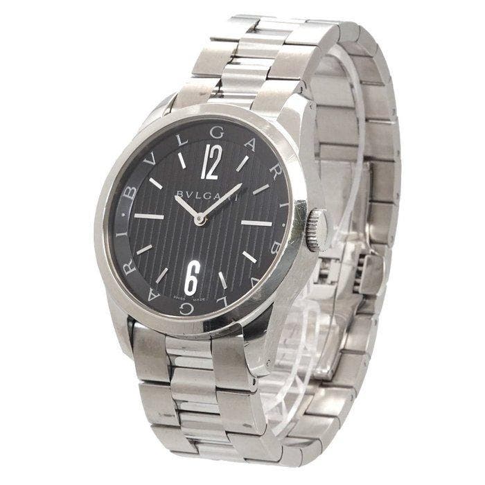 Bvlgari - Solotempo - ST37S - Heren - 1990-1999, Handtassen en Accessoires, Horloges | Heren