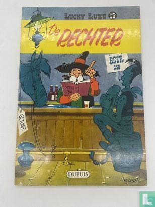 Lucky Luke - De rechter - 1959, Boeken, Stripverhalen, Gelezen, Eén stripboek, Verzenden