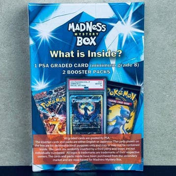 Pokémon Mystery box - Madness Mystery Box - PSA Graded Card, Nieuw