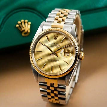 Rolex - Datejust 36 Two-Tone Gold Tapestry Dial Jubilee -, Nieuw