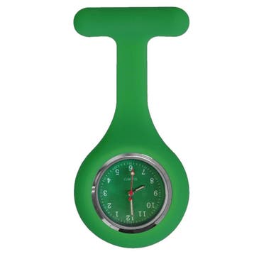 Fako - Verpleegstershorloge - Siliconen Deluxe - Groen, Verzenden, Nieuw