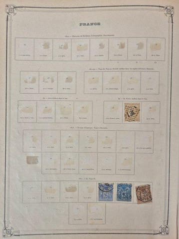 Frankrijk 1860/1939 - Fond de collection van Frankrijk,