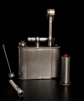 Dunhill, Lighter - Beautycase - Make-up etui - Zilver, Nieuw