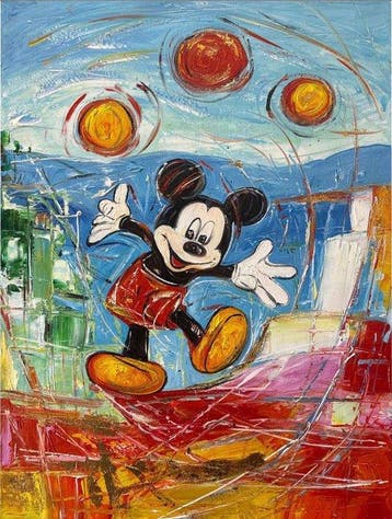 Nguyn V.L (1993) - The Mickey Legacy (08) 80 60 cm