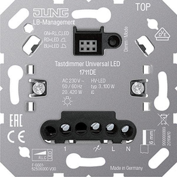Jung Dimmer - 1711DE, Doe-het-zelf en Bouw, Bouwverlichting, Verzenden