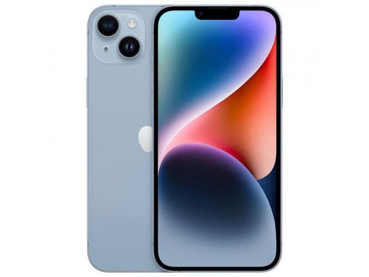 Apple iPhone 14 Plus - 512GB - Simlockvrij - Blauw (2022), Telecommunicatie, Mobiele telefoons | Apple iPhone, Zo goed als nieuw