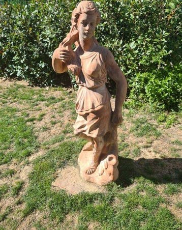 Beeld, Diana Garden - 126 cm - Terracotta