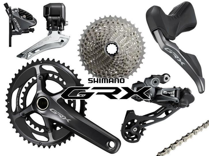 GRX 825 Di2 Gravel 2x 12  Speed Groep  NEW !!!, Fietsen en Brommers, Fietsonderdelen, Derailleur of Ketting, Nieuw, Ophalen of Verzenden
