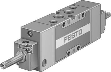 Festo 5/3 Échappement Dair Électrovanne G1/4 1600L/Min -, Verzenden