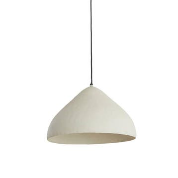 2dekans | ELIMO  Hanglamp - Ø40x25 cm - mat crème, Ophalen of Verzenden, Nieuw