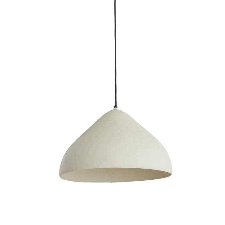2dekans | ELIMO  Hanglamp - Ø40x25 cm - mat crème, Huis en Inrichting, Lampen | Overige, Ophalen of Verzenden