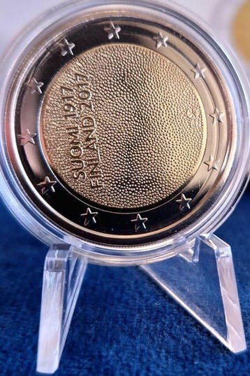 Finland. 2 Euro 2017 Independence Proof, Postzegels en Munten
