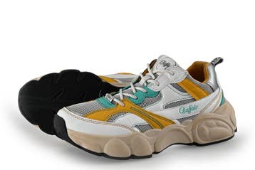 Buffalo Sneakers in maat 39 Wit, Kleding | Dames, Verzenden, Wit, Zo goed als nieuw, Sneakers