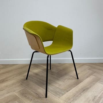 Bene Rondo design stoel van Christian Horner,  groen -  hout, Huis en Inrichting, Gebruikt, Hout, Eén