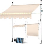 Klemluifel - Balkon luifel - Verticale luifel - 250 cm - LED, Verzenden, Nieuw