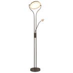 vidaXL Lamp staand 18 W dimbaar 180 cm zilverkleurig, Verzenden