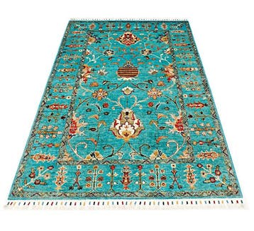 Afghan, Ziegler Kazak, Prachtig handgeknoopt traditioneel, Nieuw