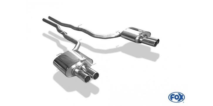FOX BMW F10 525d 530d einddemper rechts/links - 2x80 type 12, Auto-onderdelen, Uitlaatsystemen, Nieuw, Verzenden