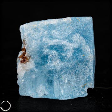 Natuurlijke aquamarijn ruwe kristal – Transparante blauwe