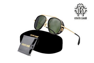 Roberto Cavalli - SRC008 by De Rigo - Gold Metal Snake, Nieuw