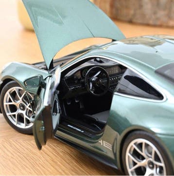 Norev 1:18 - Voiture miniature - Porsche 911 S/T 2023 Vert, Hobby en Vrije tijd, Modelauto's | 1:5 tot 1:12, Nieuw