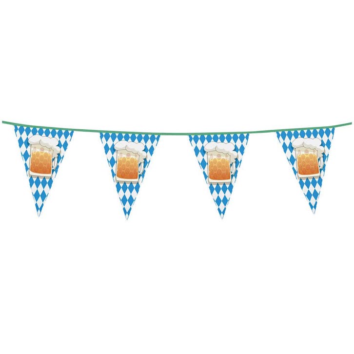 Oktoberfest Slingers Bier 6m, Hobby en Vrije tijd, Feestartikelen, Nieuw, Verzenden