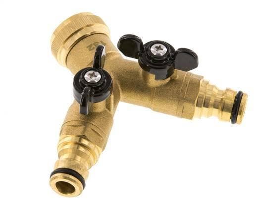 Distributeur de tuyau de jardin en laiton G 3/4 pouce filets, Doe-het-zelf en Bouw, Overige Doe-Het-Zelf en Bouw, Verzenden
