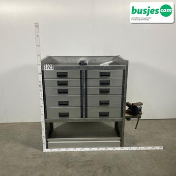 Aluca bedrijfswageninrichting 1010x520x1100mm (2923), Verzenden