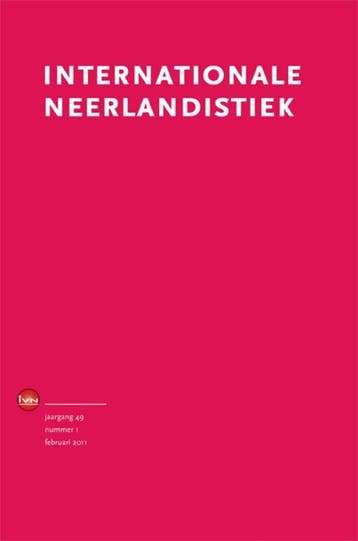 Internationale Neerlandistiek / IVN / 1-2011 9789089643155, Verzenden, Zo goed als nieuw