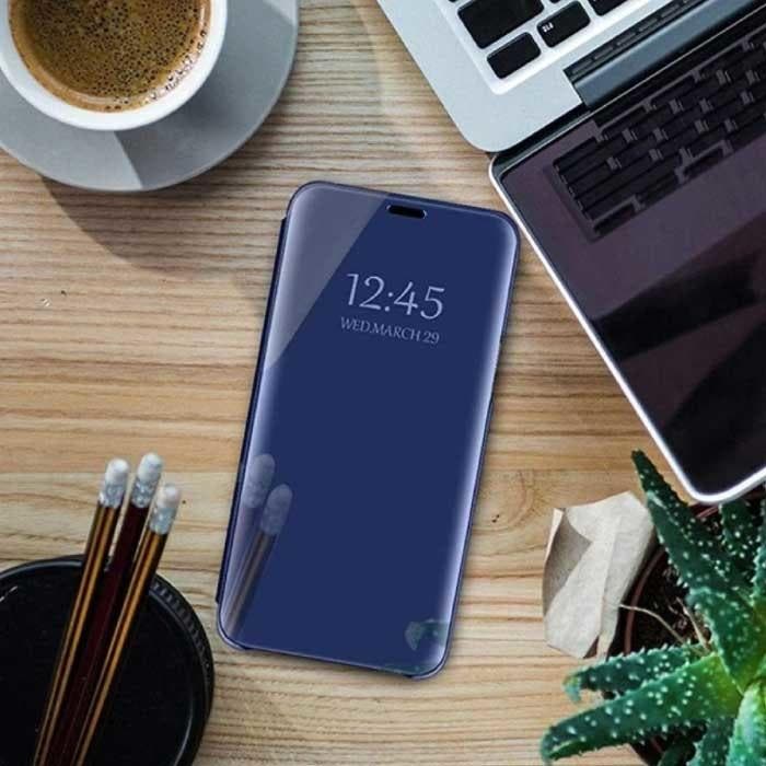 Oppo A74 (4G) Smart Spiegel Flip Case Cover Hoesje Blauw, Telecommunicatie, Mobiele telefoons | Hoesjes en Screenprotectors | Overige merken