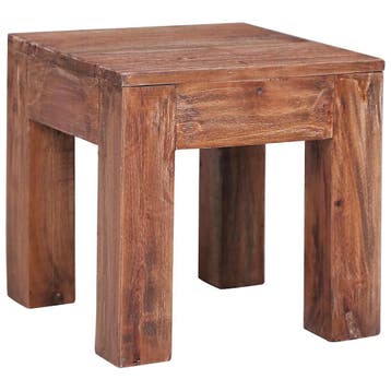 vidaXL Salontafel 30x30x30 cm massief mahoniehout, Huis en Inrichting, Verzenden, Nieuw