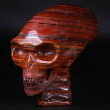 547 g Tiger Iron ET-Totenkopf – Paracas-vorm,