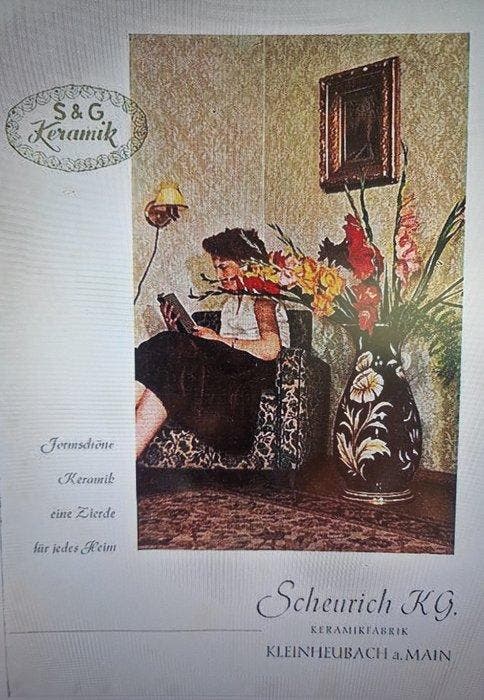 Scheurich - Foreign line, West Germany - Vaas (3) - Keramiek, Antiek en Kunst, Antiek | Glaswerk en Kristal
